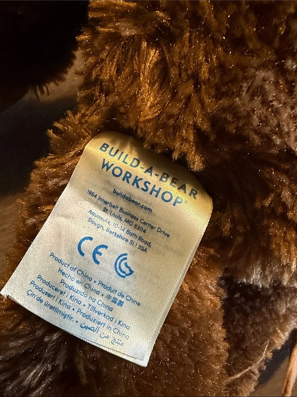 Build-A-Bear Brown Plush Sloth